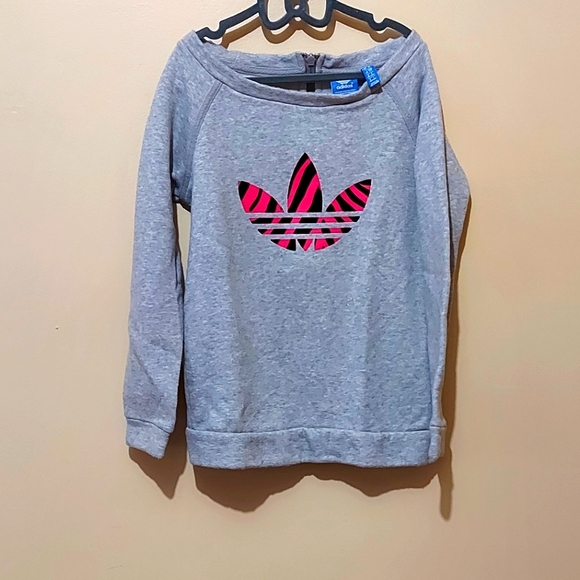 Adidas Zip Up Sweatshirt - Picture 1 of 6